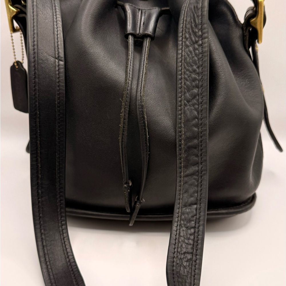 VTG Coach Lula Legacy Leather Drawstring Bucket Bag